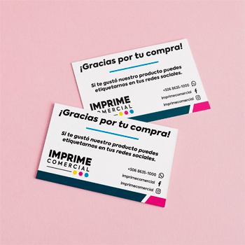 Tarjetas de agradecimiento